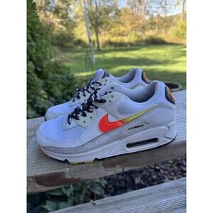 Nike Womens Air Max 90 Fresh Air White Shoes Sneakers Size 8 DJ5530-100